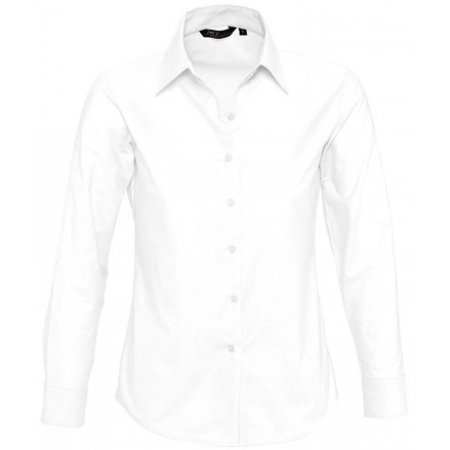 Pflegeleichte Oxford-Bluse in White von SOL´S (Artnum: L611