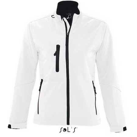 Ladies` Softshell Jacket Roxy in White von SOL´S (Artnum: L863