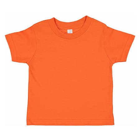 Toddler Fine Jersey T-Shirt in Orange von Rabbit Skins (Artnum: LA3321