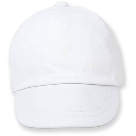 Waschbare Baby-Cap in White von Larkwood (Artnum: LW090