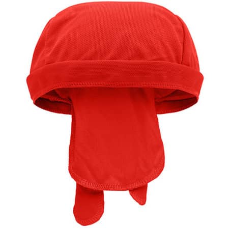 Functional Bandana Hat in Red von myrtle beach (Artnum: MB6530