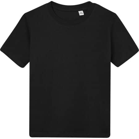 Kinder T-Shirt Essential aus nachhaltiger Bio-Baumwolle in Black von Mantis Kids (Artnum: MK01