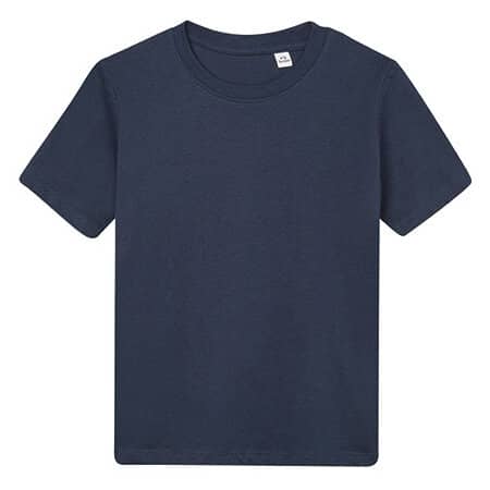 Kinder T-Shirt Essential aus nachhaltiger Bio-Baumwolle in Navy von Mantis Kids (Artnum: MK01