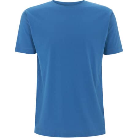 Faires klassisches Unisex T-Shirt in Electric Blue von Continental Clothing (Artnum: N03