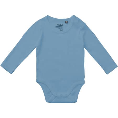Langärmeliger Baby Body aus Fairtrade-zertifizierter Bio-Baumwolle von Neutral (Artnum: NE11130