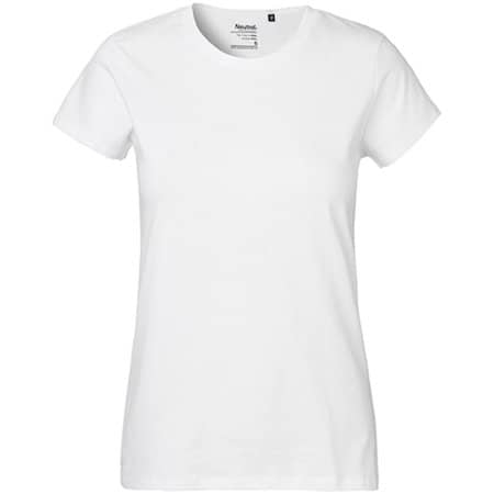 Klassisches Damen T-Shirt aus Fairtrade-Bio-Baumwolle in White von Neutral (Artnum: NE80001
