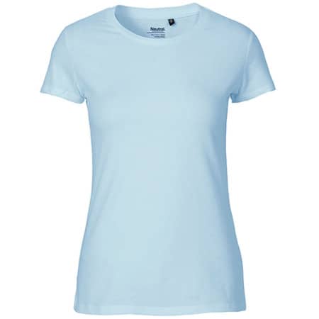 Damen T-Shirt aus Fairtrade-Bio-Baumwolle in Light Blue von Neutral (Artnum: NE81001