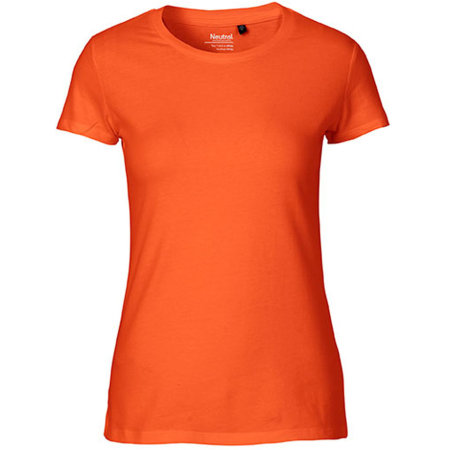 Damen T-Shirt aus Fairtrade-Bio-Baumwolle in Orange von Neutral (Artnum: NE81001
