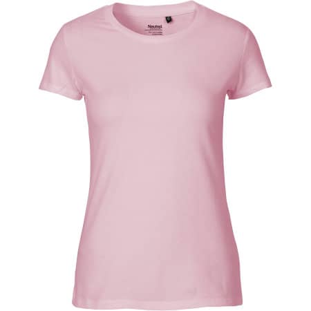 Damen T-Shirt aus Fairtrade-Bio-Baumwolle in Light Pink von Neutral (Artnum: NE81001