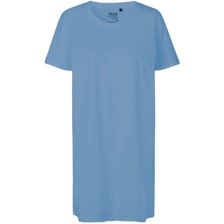 Extra langes Damen T-Shirt aus Fairtrade-Bio-Baumwolle in Dusty Indigo von Neutral (Artnum: NE81020