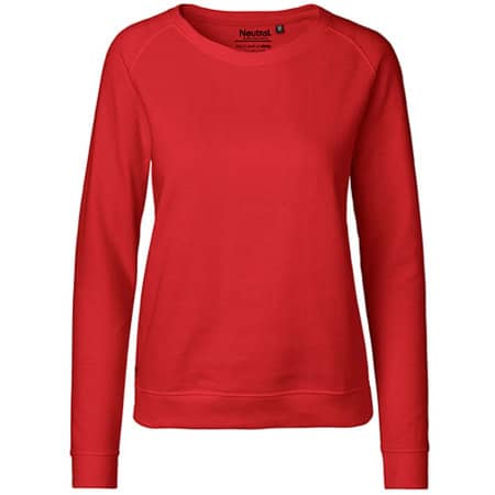 Damen-Sweatshirt aus Fairtrade-Bio-Baumwolle in Red von Neutral (Artnum: NE83001