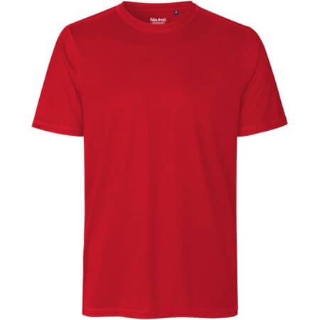 Unisex Performance T-Shirt in Red von Neutral (Artnum: NER61001