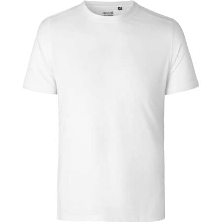 Unisex Performance T-Shirt in White von Neutral (Artnum: NER61001
