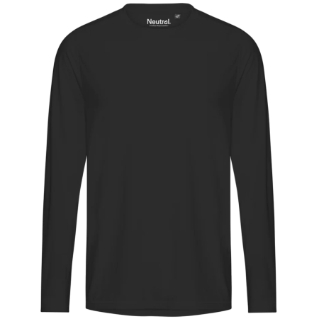 Recycled Performance Long Sleeve T-Shirt in Black von Neutral (Artnum: NER61050