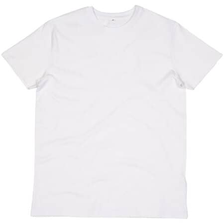 Herren Essential T-Shirt aus nachhaltiger Bio-Baumwolle in White von Mantis (Artnum: P01