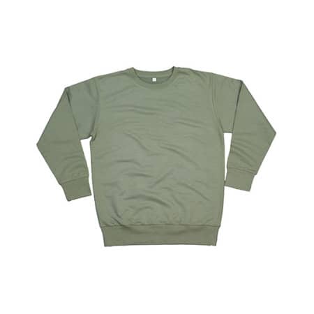 Herren Sweatshirt aus Bio-Baumwolle und recyceltem Polyester in Olive Green von Mantis (Artnum: P194