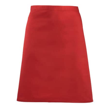 Bistroschürze in Red (ca. Pantone 200) von Premier Workwear (Artnum: PW151
