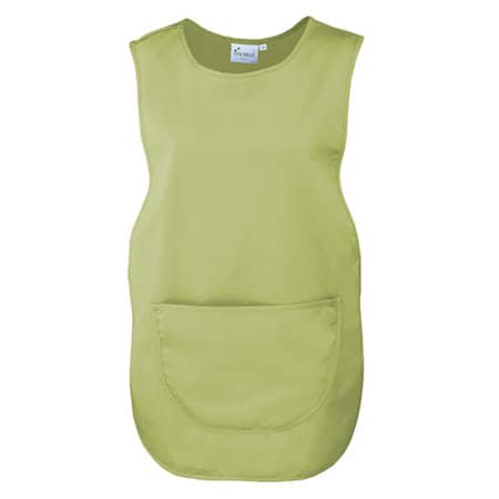 Women`s Pocket Tabard in Lime (ca. Pantone 382) von Premier Workwear (Artnum: PW171