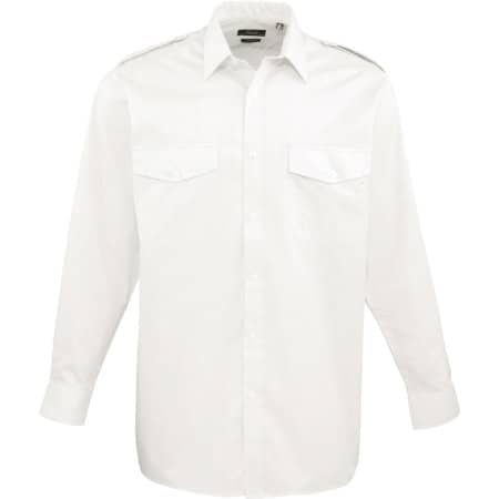 Pilot Shirt Longsleeve von Premier Workwear (Artnum: PW210