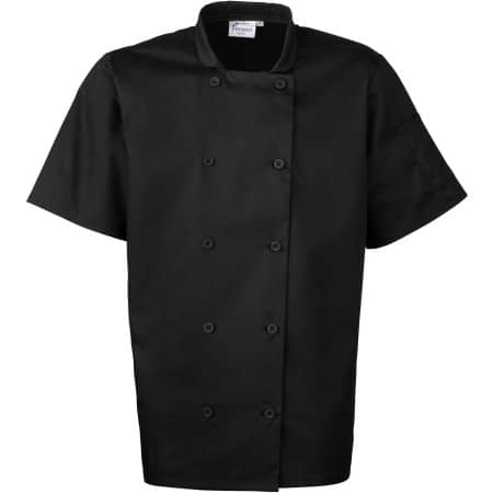 Essential Short Sleeve Chef´s Jacket von Premier Workwear (Artnum: PW656
