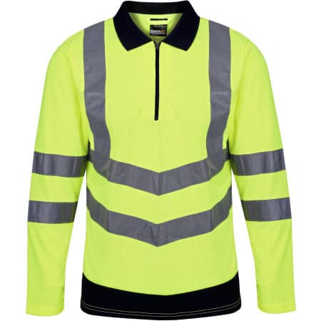 Pro Hi-Vis Long Sleeve Polo Shirt von Regatta High Visibility (Artnum: RG192