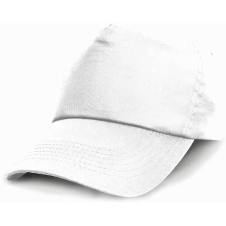 Junior Cotton Cap in White von Result (Artnum: RH05J