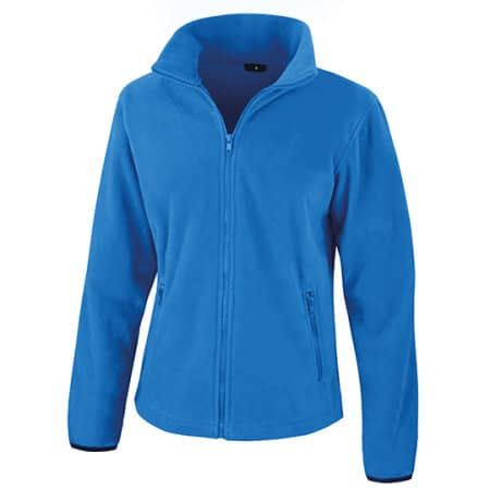 Ladies` Fashion Fit Outdoor Fleece Jacket in Electric Blue von Result (Artnum: RT220F
