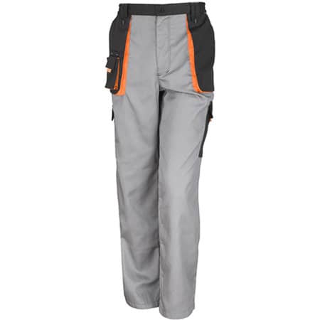 Work-Guard Lite Trousers in Grey|Black|Orange von Result (Artnum: RT318