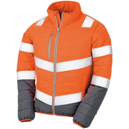 Women`s Soft Padded Safety Jacket von Result (Artnum: RT325F