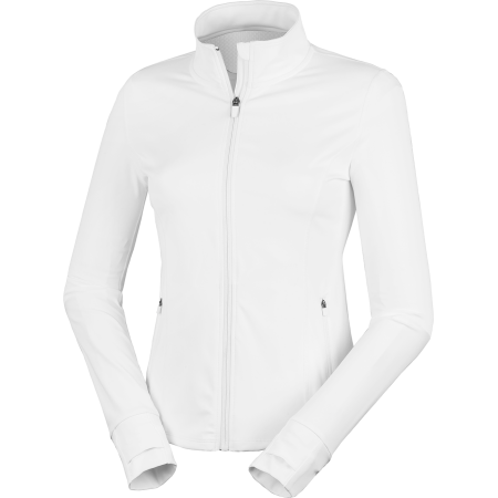 Recycled Womens Fitness Jacket in White von Result (Artnum: RT798F