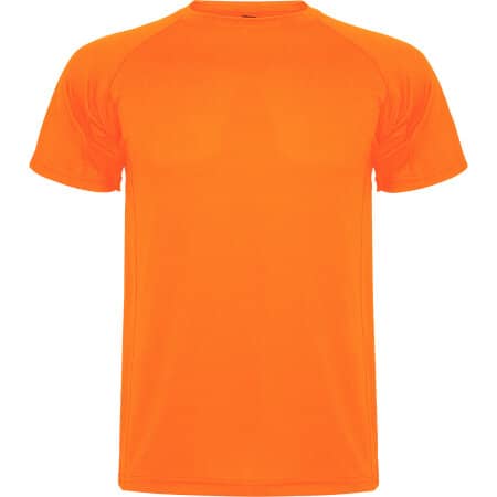 Montecarlo Kids T-Shirt in Fluor Orange 223 (Neon) von Roly (Artnum: RY0425K