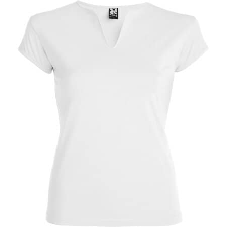 Belice Woman T-Shirt in White 01 von Roly (Artnum: RY6532