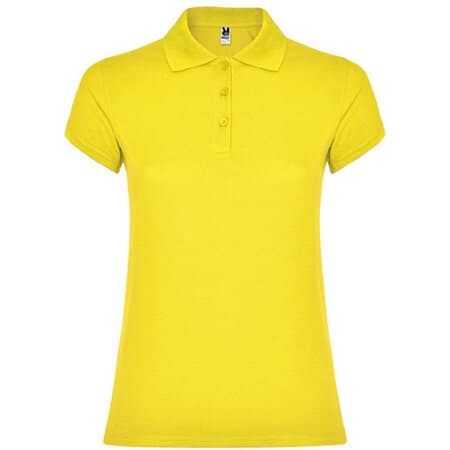 Damen-Poloshirt mit Seitenschlitzen in Yellow von Roly (Artnum: RY6634