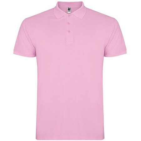 Star Poloshirt in Light Pink von Roly (Artnum: RY6638
