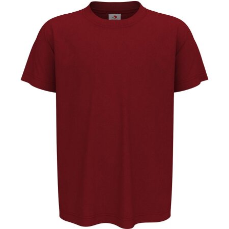 Klassisches T-Shirt für Kinder in Bordeaux von Stedman® (Artnum: S140K