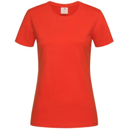 Klassisches Damen T-Shirt in Brilliant Orange von Stedman® (Artnum: S141