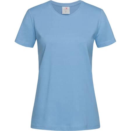 Klassisches Damen T-Shirt in Light Blue von Stedman® (Artnum: S141