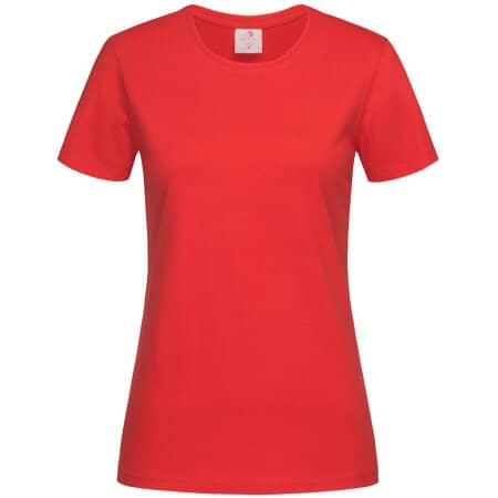 Klassisches Damen T-Shirt in Scarlet Red von Stedman® (Artnum: S141