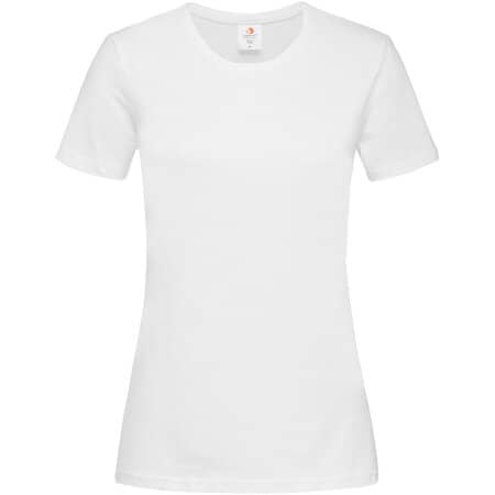 Klassisches Damen T-Shirt in White von Stedman® (Artnum: S141