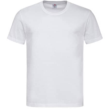 Komfortables Herren T-Shirt in White von Stedman® (Artnum: S185