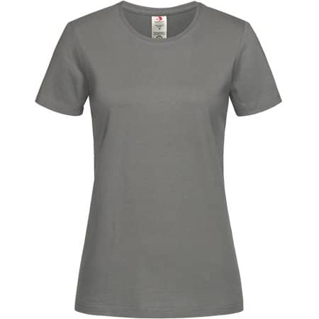 Damen Crewneck T-Shirt aus nachhaltiger Bio-Baumwolle von Stedman® (Artnum: S2620