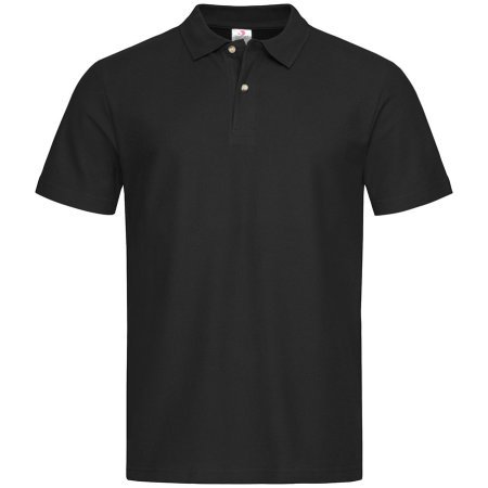 Herren-Poloshirt in Black Opal von Stedman® (Artnum: S510