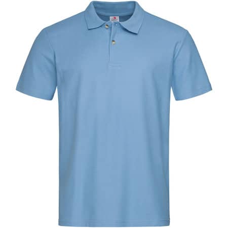 Herren-Poloshirt in Light Blue von Stedman® (Artnum: S510