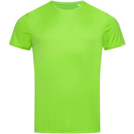 Slim Fit Herren Stretch T-Shirt in Kiwi Green von Stedman® (Artnum: S8000