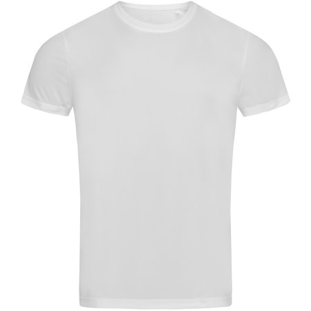 Slim Fit Herren Stretch T-Shirt in White von Stedman® (Artnum: S8000