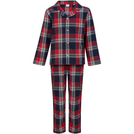 Karierter Kinder Pyjama von SF Minni (Artnum: SM074