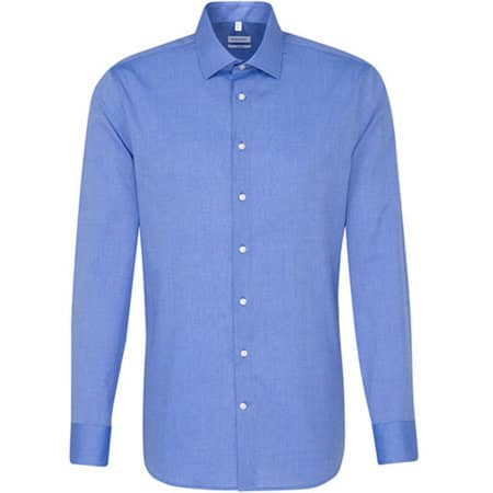 Men`s Shirt Tailored Fit Longsleeve in Midblue von Seidensticker (Artnum: SN021000