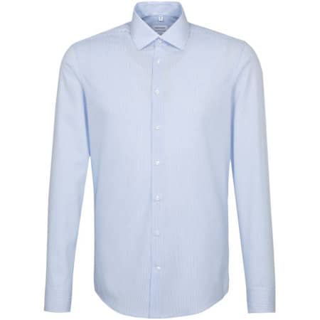 Men´s Shirt 2 Shaped Check/Stripes Long Sleeve von Seidensticker (Artnum: SN293600