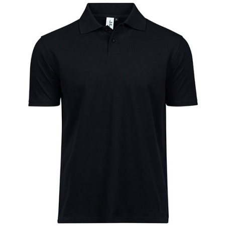 Hochwertiges Herren Bio-Poloshirt aus Mischgewebe in Black von Tee Jays (Artnum: TJ1200