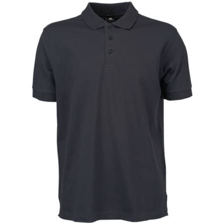 Elastisches Premium Herren-Poloshirt aus Bio-Baumwolle in Dark Grey (Solid) von Tee Jays (Artnum: TJ1405